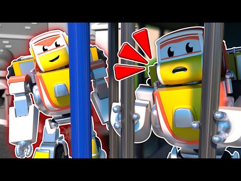 Super Robot es inocente! 🤖 ¡Vamos Robofuse! 🚔 Robot y coche de policía se transforman.