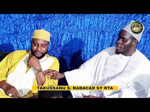 Discours émouvant de S. Thiérno Sy devant Oustaz Abdou Doucré TAKUSSANU S.BABACAR SY à Kr Mathialene