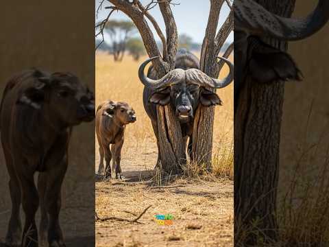 ์ํ์ ์ฒํ ๋ค์์ ์ด๋ช
์ The Fate of a Buffalo in Danger #wildliferescue #animalrescue