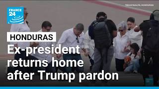 YouTube video thumbnail: Honduran ex-President Returns Home After Trump Pardon