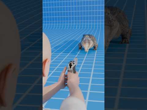 Can a bullet break a crocodile's skull?
