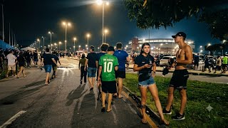 Jogo no Mangueirão; Torcedores do Remo voltando pra Casa, e a reação pelo Empate !