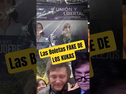 Gastan dinero en boletas falsas dinero que puede ser destinado para otras cosas más #javiermilei