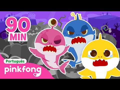 Esconde-Esconde de Halloween 👻| Infantil | +Completo | Pinkfong, Bebê Tubarão! Canções para Crianças