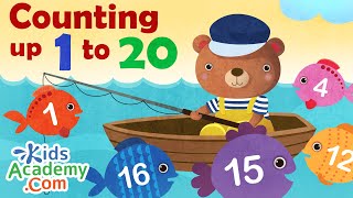 Learn Numbers up to 20 for Preschool and Kindergarten. Counting with Kids Academy