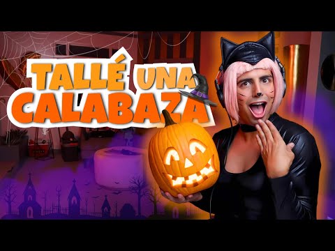 MaquiChapi - TALLÉ Y MAQUILLÉ UNA CALABAZA!