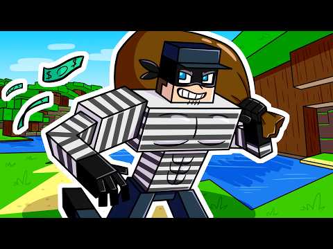 I Survived 1000 DAYS as a BANK ROBBER in HARDCORE Minecraft! - Dangerous Quests Compilation