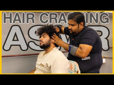 💈Intense Hair Cracking Head Massage | Skin and Neck Cracking by SHAMBOO💈#asmr