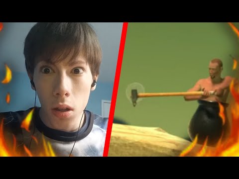 Je deviens fou sur Getting Over It et je détruis une chaise avec un marteau !!