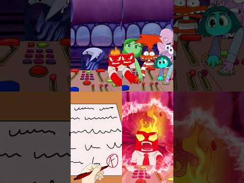 All Panic Attacks - Inside Out (Inside Out 2 Animation) #animation #shorts