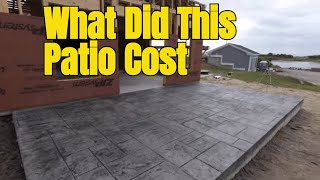 Did This Stamped Patio Cost More or Less Than $10,000? Find Out NOW!