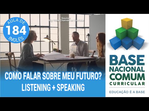 AULA DE INGLÊS  Usar o inglês para falar sobre seu futuro ou o futuro do seu bairro BNCC