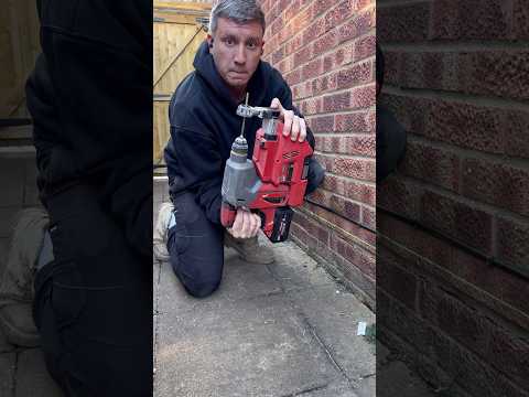 Dust free drilling! #electrican #asmr