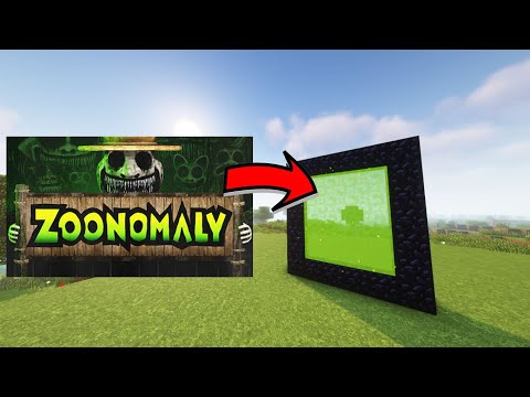 How To Make A Portal To The ZOONOMALY Dimension in Minecraft PE #minecraft