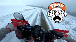 POLARIS 500 OUTLAW IN SNOW - PHONK MUSIC 2024