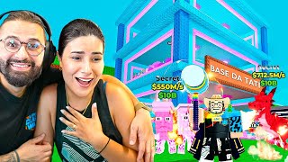CRIEI UMA CONTA PRA MINHA ESPOSA E COLOQUEI OS BRAINROTS MAIS RAROS DO JOGO! 😱🧠