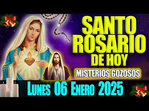 El Santo Rosario de Hoy Lunes 06 ENERO 2025 🌹 Misterios Gozosos 🌹 Oración de Hoy