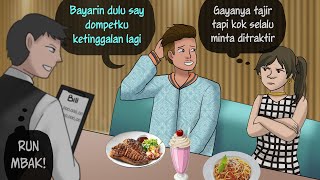 Cowok No Money berburu Old Money | Kartun Drama, Animasi Drama