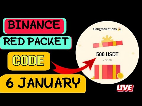 Binance Red Packet Code Today | 2025 Red Packet Code | Binance Gift Today | 6 January Red Packet