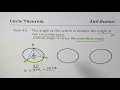 Central and Inscribed Angles