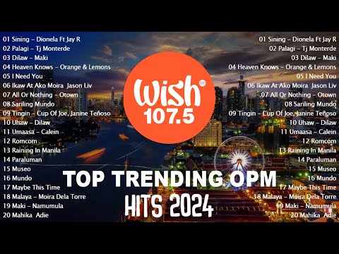 Top Trending OPM Acoustic Songs 2024 ~ Wish 107.5 Bus Playlist ~ Tj Monterde, Maki, Moira Dela Torre