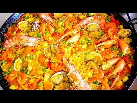 Paella de Marisco mi receta económica(A mi manera)