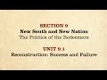 Exploring the Reconstruction Era: Successes and Challenges