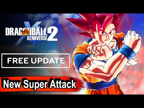 NEW Super Saiyan God SUPER Attack Is Completely Broken In Dragon Ball Xenoverse 2 Free Update!