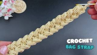 Easy Crochet Pattern You can make it for Crochet Headband, Bag Strap or Belt, Crochet a Cord