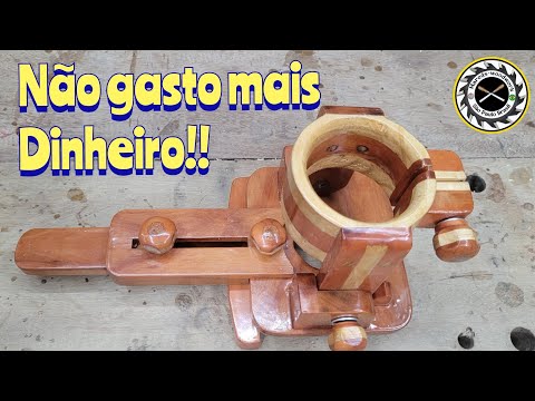 TUPIA MANUAL- Como fazer uma Base ângular para cortes de 45°até 90° com Fresa reta e fácil!!