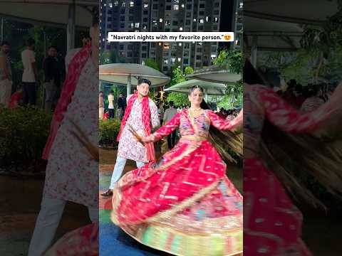 Navratri ka tyohar ho or dono sath 😍🤭#ytshorts#youtubeshorts #viral  #garba #shortsfeed #shorts