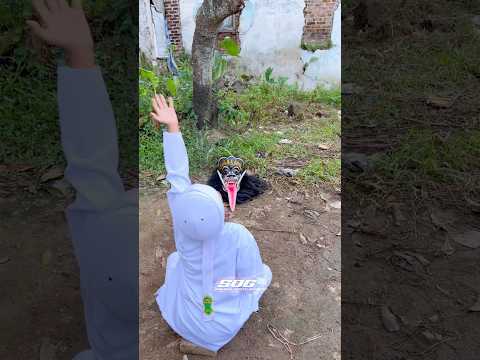 Amazing kesaktian bocil sakti menerbangkan topeng grandong sekali sembur langsung melayang