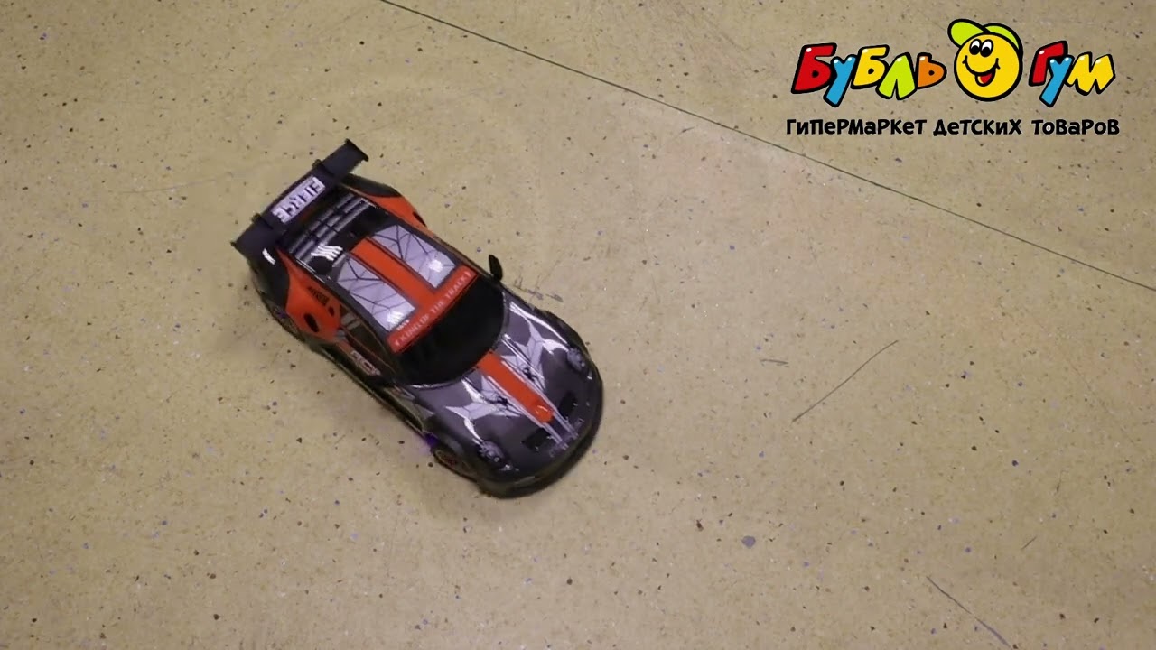 Автомобиль Porsche Lanson Toys гоночный р/у 25км/ч акб 1:10 в ассортименте - видео
