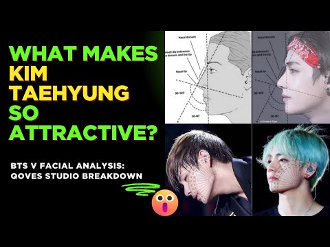 BTS V Facial Analysis: What Makes Kim Taehyung So Attractive? | Qoves Studio Breakdown #kpop