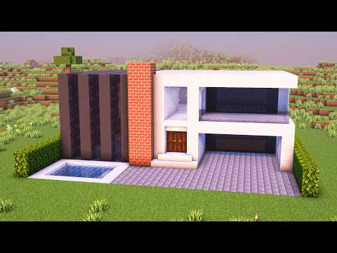 Minecraft Ultimate Modern House Tutorial⚒️