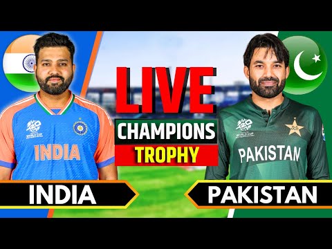 India vs Pakistan , Champions Trophy 2025 | Live Cricket Match Today | IND vs PAK Match Live