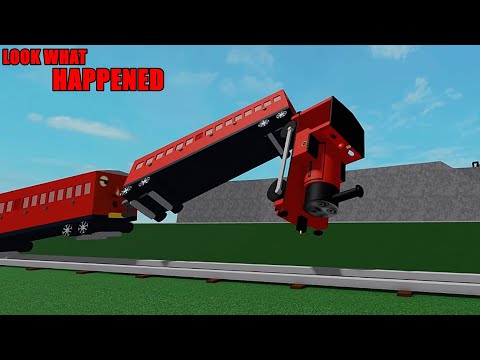 This Red Train Didn't Just Fall… It FLIPPED Mid Air and Took Every Passenger Car With It!