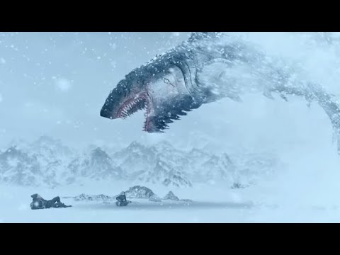 鲨鱼从雪地中一跃而起,攻击人类!可下一秒却被大雪怪撕碎! 【大雪怪 Snow Monster】惊悚/灾难 | 经典大本营