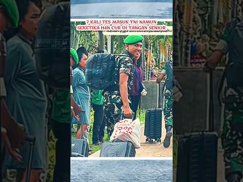 berakhir sia² di tangan senior😭😭 #tni #tniindonesia #bravo