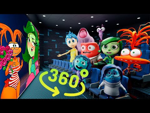 Inside Out 2 360° - CINEMA HALL | Joy x Disgust react to Inside Out meme  | VR/360° Experience