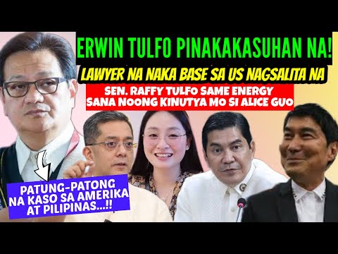 ERWIN TULFO PINAKAKASUHAN sa AMERIKA at PILIPINAS/NAKARMA na ang TULFO BROTHERS! UULANIN ng KASO!