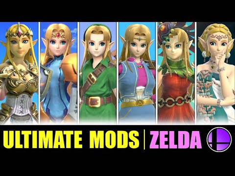 Zelda Mods in SMASH ULTIMATE!