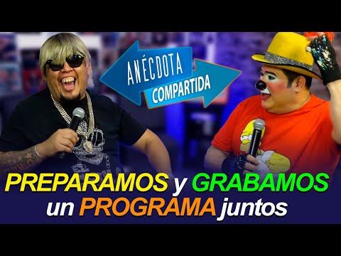 ANÉCDOTA COMPARTIDA: PREPARAMOS y GRABAMOS  un PROGRAMA juntos | El Chulo y Pompo