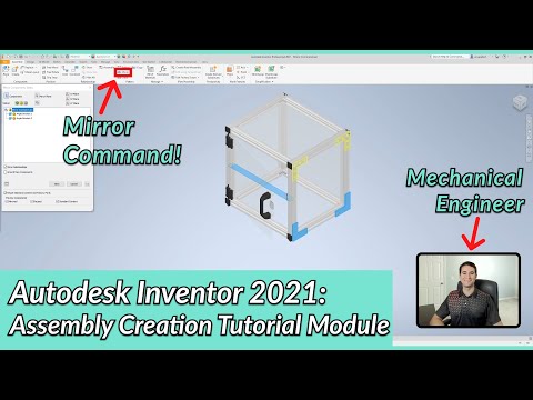 autodesk inventor tutorial videos to make assembelies