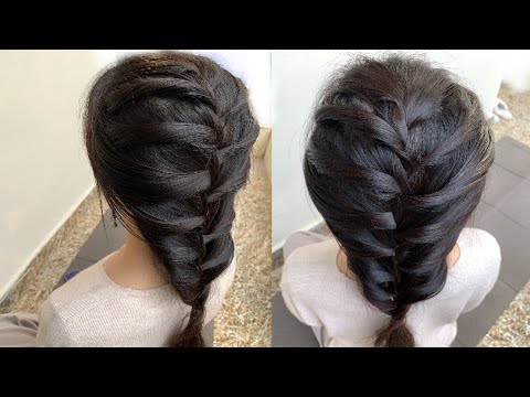 Easy Back Braid Hairstyles : Back Braid Beautiful hairstyle girl