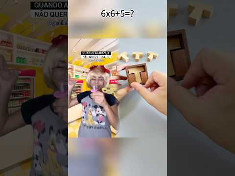 Quando a criança não quer crescer - @gisellehfreitas #comedia #humor #comedy