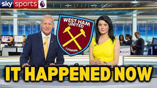 🚨 BREAKING NEWS!! 🔥💼 UNEXPECTED TRANSFER NEWS HAPPENED NOW ON WEST HAM UNITED NEWS TODAY SKY SPORTS
