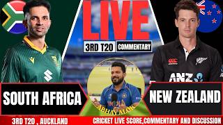 Live SA vs NZ t20 match | New Zealand vs South Africa | Live Score & Commentary