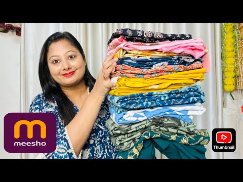 Meesho Kurti/Kurta Set/Co-ord set Haul Starting Rs 244/-🥰Tryon🥰Honest Review🥰Rimajain