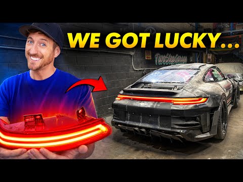 Fitting GENUINE GT3 Tail Lights On My 3D PRINTED Porsche